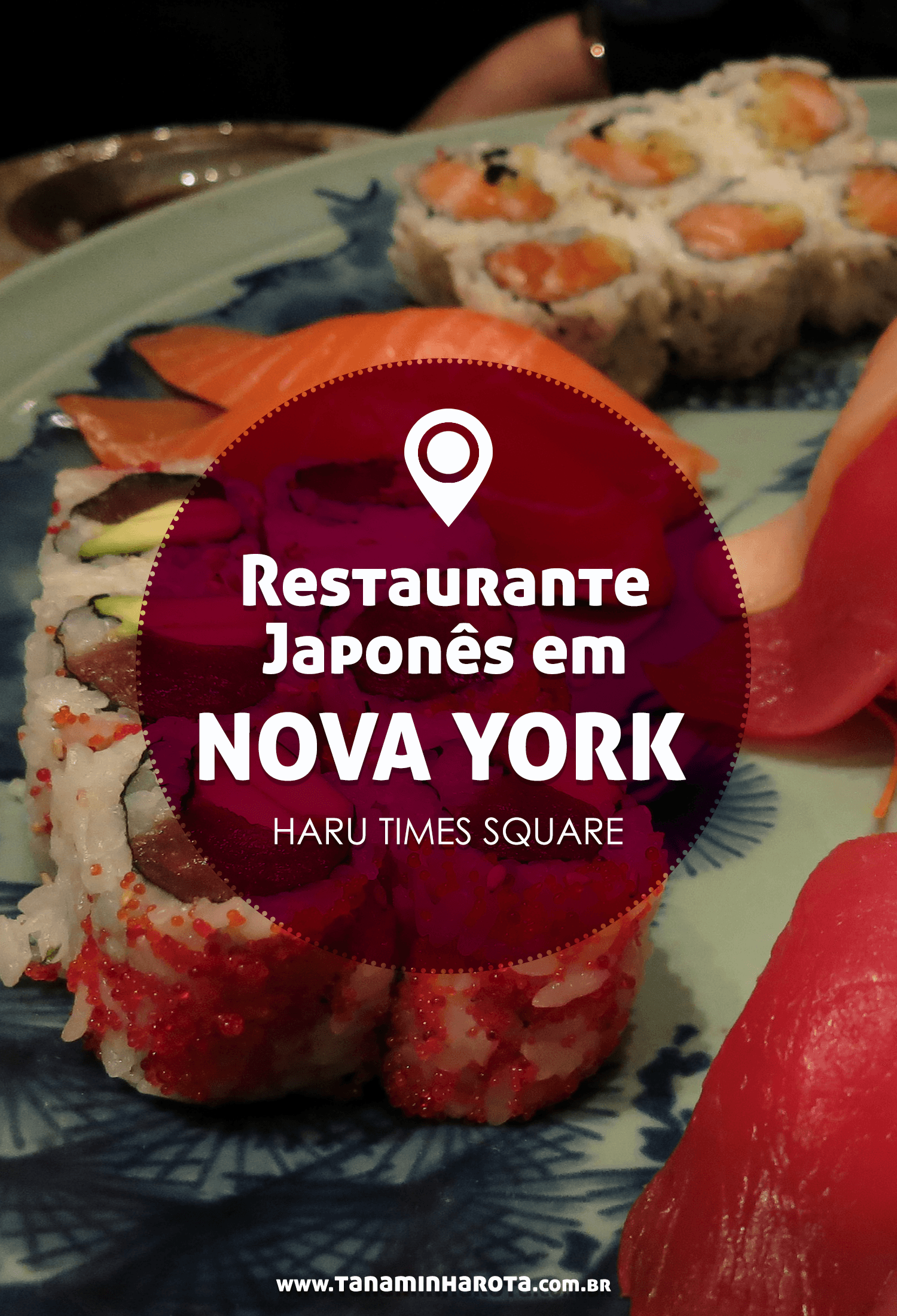 Não sabe onde comer em Nova York? Então descubra o Haru Times Square, de culinária japonesa! #gastronomia #novayork #estadosunidos #dicasdeviagem